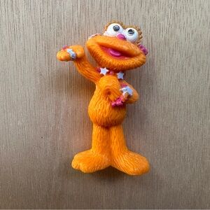 Vintage 90’s Zoe Sesame Street 2.5” Tyco Henson Solids Figure Kids Toy